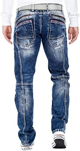 Cipo & Baxx Herren Jeans – Stylische Regular-Fit Denim mit Stone-Washed-Design & Used-Look | Bequeme & modische Jeans fü – Bild 63