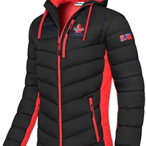 MERIK Herren Warme Outdoorjacke - Praktische und vielseitige Übergang- & Winterjacke