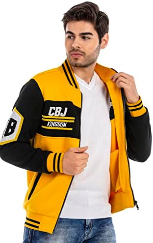 Cipo & Baxx Herren Sweatjacke Hoodie Serie - Stylischer Pullover im Modernen Casual Streetwear Stil für den Alltag, Frei