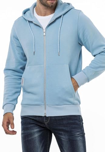 Cipo & Baxx Herren Sweatjacke Hoodie Serie - Stylischer Pullover im Modernen Casual Streetwear Stil für den Alltag, Frei