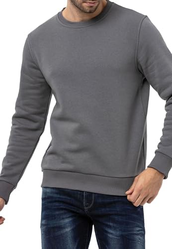 Cipo & Baxx Herren Sweatshirt Series – Stylischer Pullover im Modernen Streetwear Look – Bequemer Sweater für Alltag & F