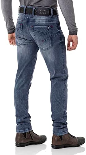 Cipo & Baxx Herren Stretch Jeanhose Slim Fit Trendig und bequem | Cipo & Baxx Männer Stretch Jeanshosen Slim Fit Premiu