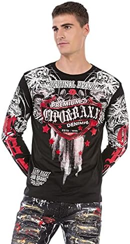 Cipo & Baxx Herren Sweatshirt Series – Stylischer Pullover für Streetwear Lovers – Bequemer Rundhalseinheitsprint Sweate