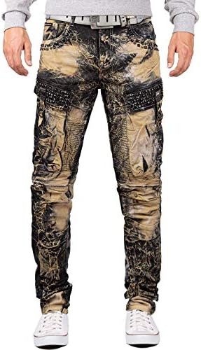 Cipo & Baxx Herren Jeans - Stylische Denim-Mode mit Slim-Fit & Regular-Fit für Individualisten im Bikerstyle!
