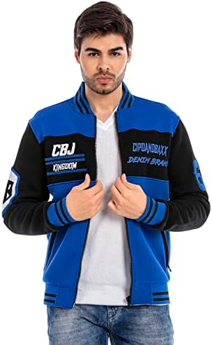 Cipo & Baxx Herren Sweatjacke Hoodie Serie - Stylischer Pullover im Modernen Casual Streetwear Stil für den Alltag, Frei