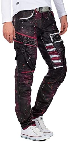 Cipo & Baxx Herren Jeans - Stylische Denim-Mode mit Slim-Fit & Regular-Fit für Individualisten im Bikerstyle!