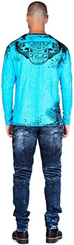 Cipo & Baxx Herren Jeans - Straight Fit mit modischen Waschungen, Nähten & Used-Look Details - Regular Denim - Trendige