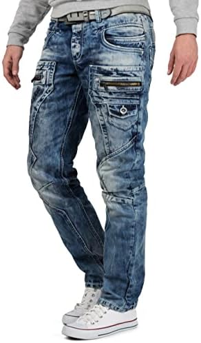 Cipo & Baxx Herren Jeans – Stylische Regular-Fit Denim mit Stone-Washed-Design & Used-Look | Bequeme & modische Jeans fü – Bild 6