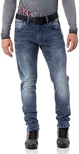 Cipo & Baxx Herren Stretch Jeanhose Slim Fit Trendig und bequem | Cipo & Baxx Männer Stretch Jeanshosen Slim Fit Premiu