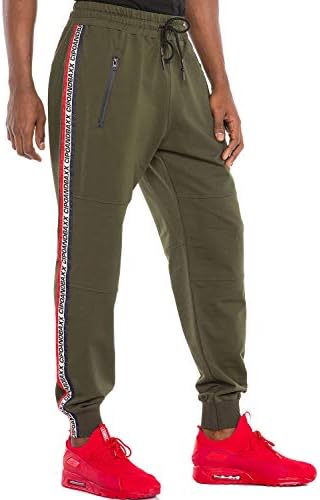 Cipo & Baxx Herren Jogginghose Series - Bequeme Freizeithose mit sportlichem Schnitt und modischem Design für Alltagsgeb