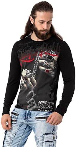 Cipo & Baxx Herren Sweatshirt Series – Stylischer Pullover im Modernen Streetwear Look – Bequemer Sweater für Alltag & F