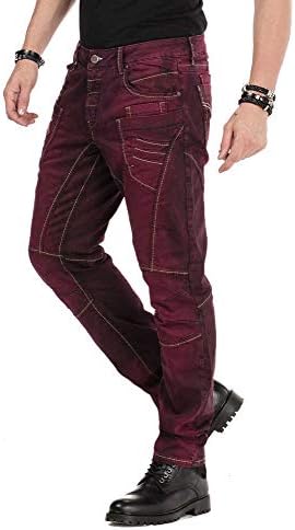 Cipo & Baxx Herren Straight Fit Jeans Hose – Bequem zu tragen, langlebig und mit markanten Kontrastnähten