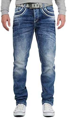 Cipo & Baxx Herren Jeans Regular Fit & Slim Fit – Stylischer Used Look Jeans für Männer | Blue & Black Jeans für Alltag – Bild 13