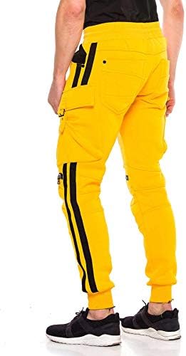 Cipo & Baxx Herren Jogginghose Series - Bequeme Freizeithose mit sportlichem Schnitt und modischem Design für Alltagsgeb