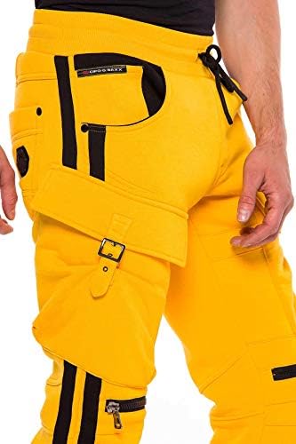 Cipo & Baxx Herren Jogginghose Series - Bequeme Freizeithose mit sportlichem Schnitt und modischem Design für Alltagsgeb