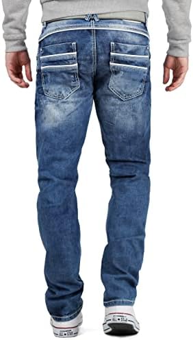 Cipo & Baxx Herren Jeans Regular Fit & Slim Fit – Stylischer Used Look Jeans für Männer | Blue & Black Jeans für Alltag – Bild 16
