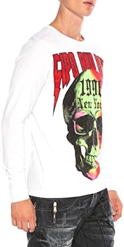 Cipo & Baxx Herren Sweatshirt Stylischer Pullover für moderne Streetwear Look – Bequemer Sweater für Alltag, Freizeit &