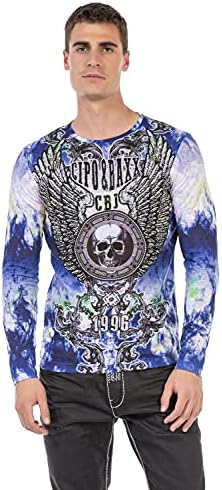 Cipo & Baxx Herren Sweatshirt Series – Stylischer Pullover für Streetwear Lovers – Bequemer Rundhalseinheitsprint Sweate