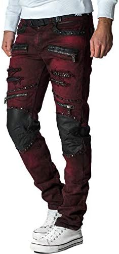 Cipo & Baxx Herren Jeans – Stylische Stonewashed & Used-Effekte | hohem markanten Details | Regular & Slim Fit für Männe