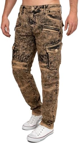 Cipo & Baxx Herren Jeans - Stylische Denim-Mode mit Slim-Fit & Regular-Fit für Individualisten im Bikerstyle!