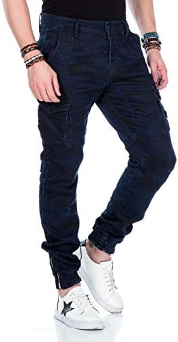 Cipo & Baxx Herren Jeans Hose Look Röhrenjeans Straight Fit Kontrastnähte Trendyhose | Cipo & Baxx Herren Jeans Hose Us