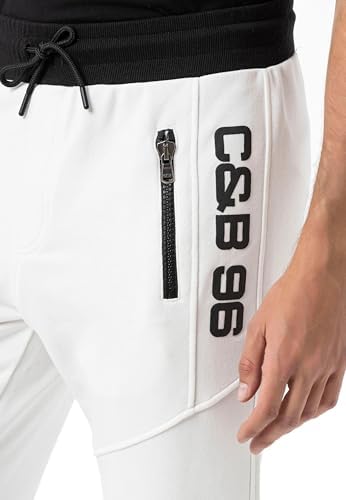 Cipo & Baxx Herren Jogginghose Series - Bequeme Freizeithose mit sportlichem Schnitt und modischem Design für Alltagsgeb