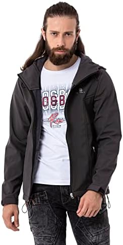 Stylische Winterjacke Herren Cipo & Baxx Series | Warme Winterjacke Herren Cipo & Baxx Series abnehmbarer Kapuze | Func
