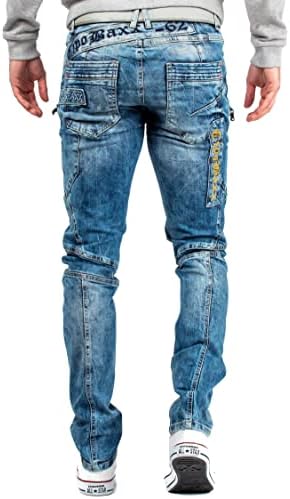 Cipo & Baxx Herren Jeans – Stylische Regular-Fit Denim mit Stone-Washed-Design & Used-Look | Bequeme & modische Jeans fü – Bild 37