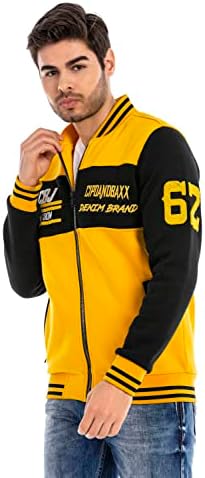 Cipo & Baxx Herren Sweatjacke Hoodie Serie - Stylischer Pullover im Modernen Casual Streetwear Stil für den Alltag, Frei
