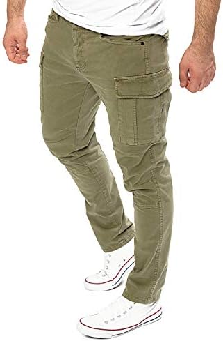 Yazubi Jayden Herren Cargo Hose BaumwollCargoJeans SommerComfortStretchSicherheitSGPS1012