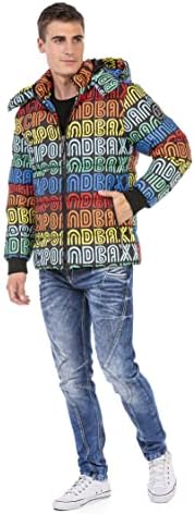 Stylische Winterjacke Herren Cipo & Baxx Series | Warme Winterjacke Herren Cipo & Baxx Series abnehmbarer Kapuze | Func