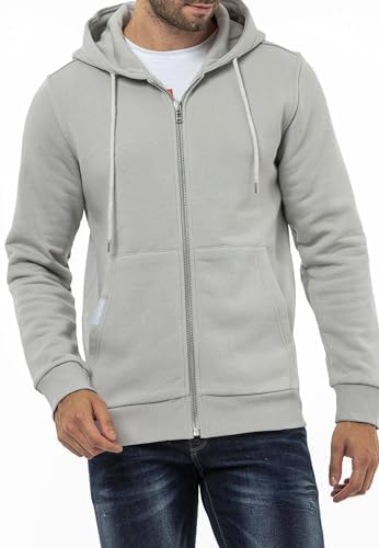 Cipo & Baxx Herren Sweatjacke Hoodie Serie - Stylischer Pullover im Modernen Casual Streetwear Stil für den Alltag, Frei