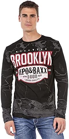 Cipo & Baxx Herren Sweatshirt Series – Stylischer Pullover für Streetwear Lovers – Bequemer Rundhalseinheitsprint Sweate
