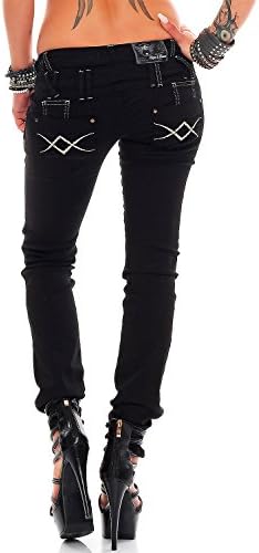 Cipo & Baxx Damen Jeans - Stylische Regular & Slim Fit Modelle mit Stretch | Kontrastnähten & Applikationen | Ideal für – Bild 30