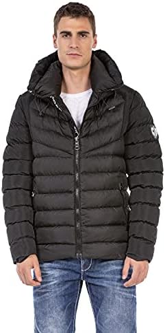 Stylische Winterjacke Herren Cipo & Baxx Series | Warme Winterjacke Herren Cipo & Baxx Series abnehmbarer Kapuze | Func