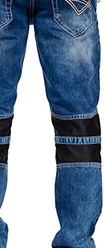 Cipo & Baxx Herren Jeans - Stylische Denim-Mode mit hohem Markanten_design | Regular & Slim Fit | Stonewashed Effect des