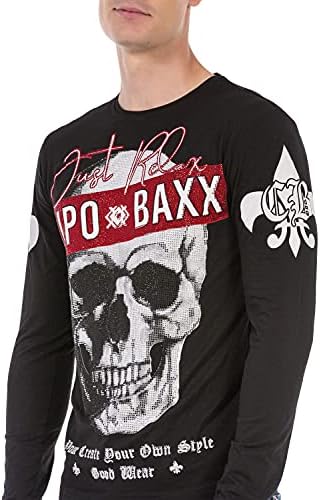 Cipo & Baxx Herren Sweatshirt Series – Stylischer Pullover für Streetwear Lovers – Bequemer Rundhalseinheitsprint Sweate