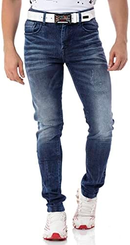 Cipo & Baxx Herren Stretch Jeanhose Slim Fit Trendig und bequem | Cipo & Baxx Männer Stretch Jeanshosen Slim Fit Premiu