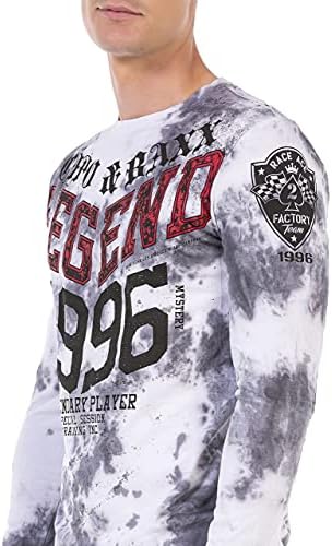 Cipo & Baxx Herren Sweatshirt Series – Stylischer Pullover für Streetwear Lovers – Bequemer Rundhalseinheitsprint Sweate