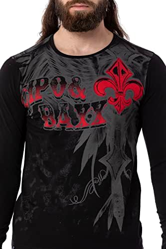 Cipo & Baxx Herren Sweatshirt Series – Stylischer Pullover im Modernen Streetwear Look – Bequemer Sweater für Alltag & F