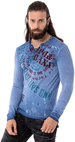 Cipo & Baxx Herren Sweatshirt Series – Stylischer Pullover im Modernen Streetwear Look – Bequemer Sweater für Alltag & F