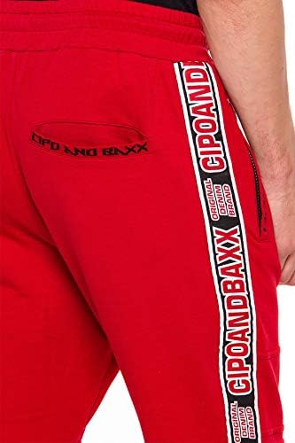 Cipo & Baxx Herren Jogginghose Series - Bequeme Freizeithose mit sportlichem Schnitt und modischem Design für Alltagsgeb