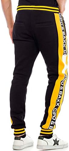 Cipo & Baxx Herren Jogginghose Series - Bequeme Freizeithose mit sportlichem Schnitt und modischem Design für Alltagsgeb