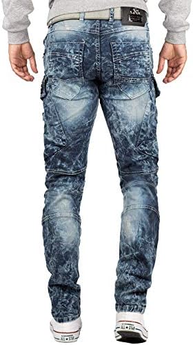 Cipo & Baxx Herren Jeans - Stylische Denim-Mode mit Slim-Fit & Regular-Fit für Individualisten im Bikerstyle!
