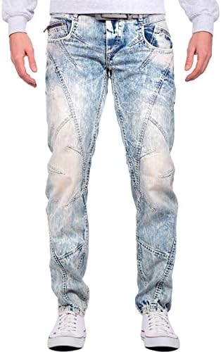 Cipo & Baxx Herren Jeans – Stylische Regular-Fit Denim mit Stone-Washed-Design & Used-Look | Bequeme & modische Jeans fü – Bild 48