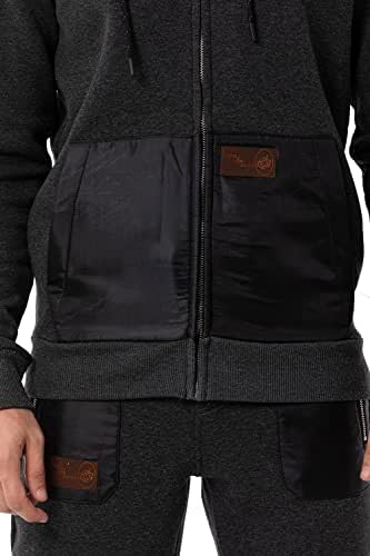 Cipo & Baxx Herren Jogginganzug Series – Zweiteiliges Set aus Kapuzenjacke und Jogginghose für Sport- und Casual-User im