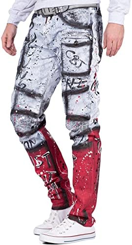 Cipo & Baxx Herren Jeans - Stylische Denim-Mode mit Slim-Fit & Regular-Fit für Individualisten im Bikerstyle!