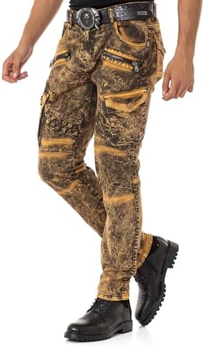 Cipo & Baxx Herren Stretch Jeanhose Slim Fit Trendig und bequem | Cipo & Baxx Männer Stretch Jeanshosen Slim Fit Premiu