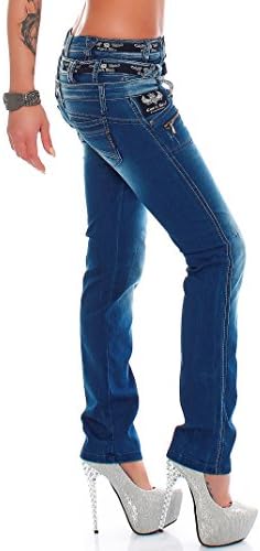 Cipo & Baxx Damen Jeans - Stylische Regular & Slim Fit Modelle mit Stretch | Kontrastnähten & Applikationen | Ideal für – Bild 26