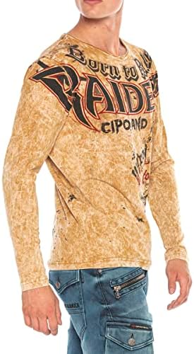 Cipo & Baxx Herren Sweatshirt Series – Stylischer Pullover im Modernen Streetwear Look mit Rundhals & Print – Comfortabl